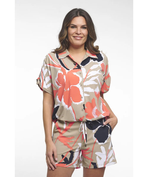 Zoso Zoso Printed Travel Blouse