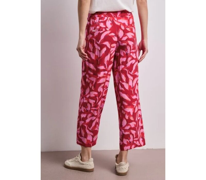 Street One Emee Wide Leg High Waist Salsa Red