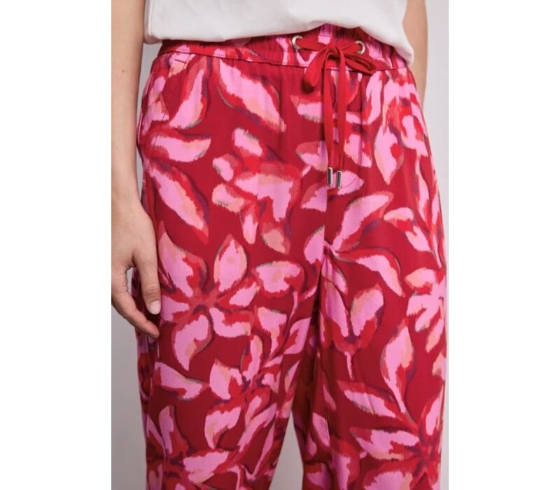 Street One Emee Wide Leg High Waist Salsa Red