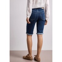 Street One Jane Bermuda Mid Waist Dark Blue Authentic Wash