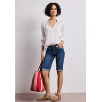 Street One Jane Bermuda Mid Waist Dark Blue Authentic Wash