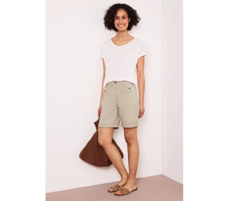 Street One Yulius Bermuda Sportive Turn Up Cobble Stone