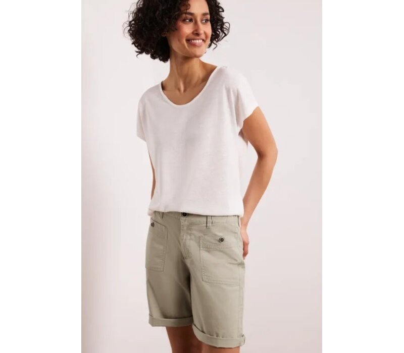 Street One Yulius Bermuda Sportive Turn Up Cobble Stone