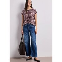Street One Printed Mat Mix Shirt Minimal Rose