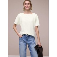 Street One Structure Shirt Off White