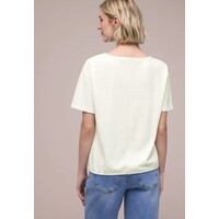 Street One Structure Shirt Off White