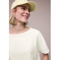 Street One Structure Shirt Off White