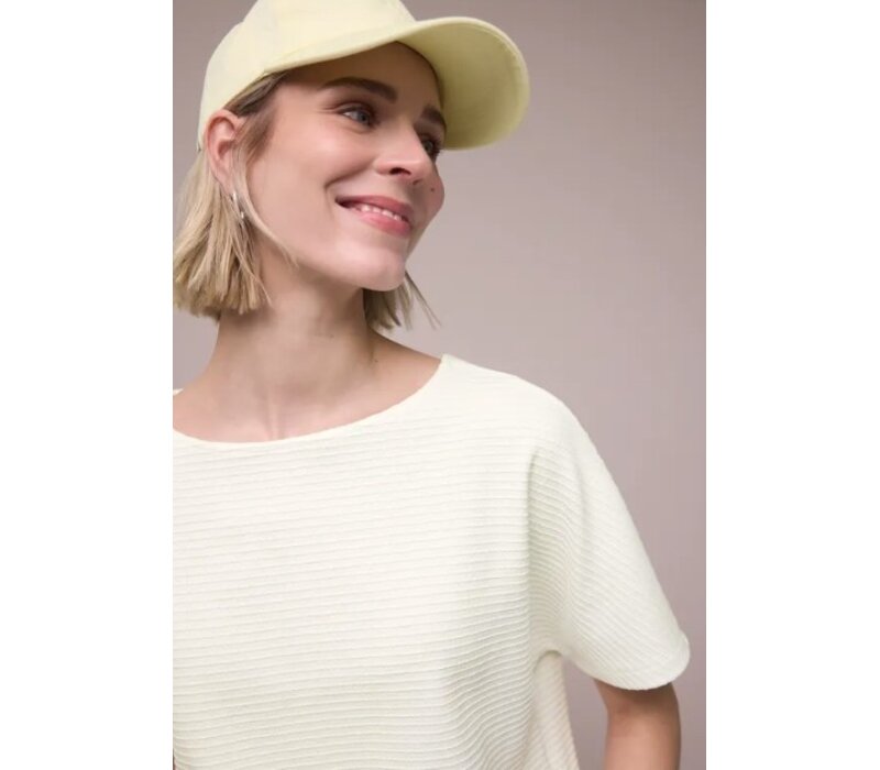 Street One Structure Shirt Off White