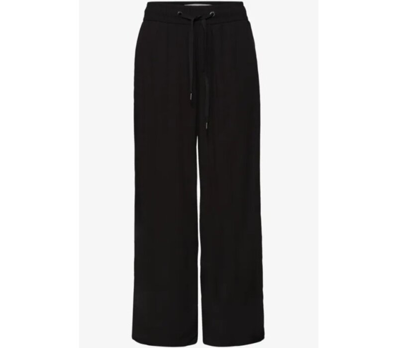 Street One Emee Wide Leg High Waist Black