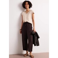Street One Emee Wide Leg High Waist Deep Earth