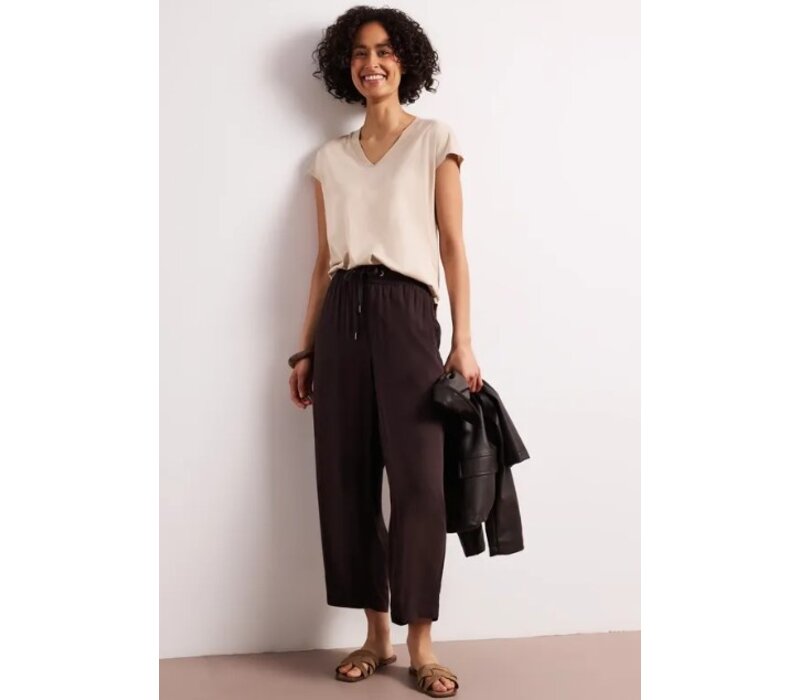 Street One Emee  Wide Leg High Waist Deep Earth