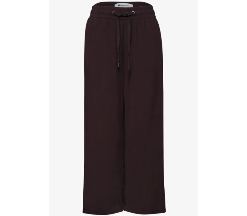 Street One Emee  Wide Leg High Waist Deep Earth