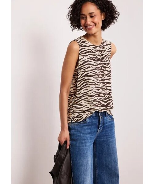 StreetOne Street One Printed Jersey Top