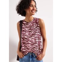 Street One Printed Jersey Top Minimal Rose