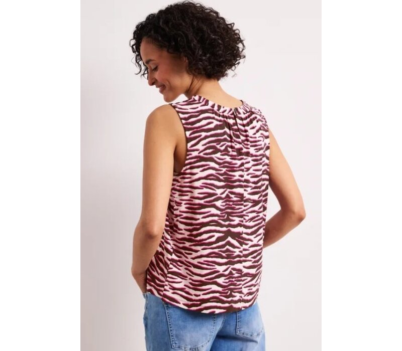 Street One Printed Jersey Top Minimal Rose
