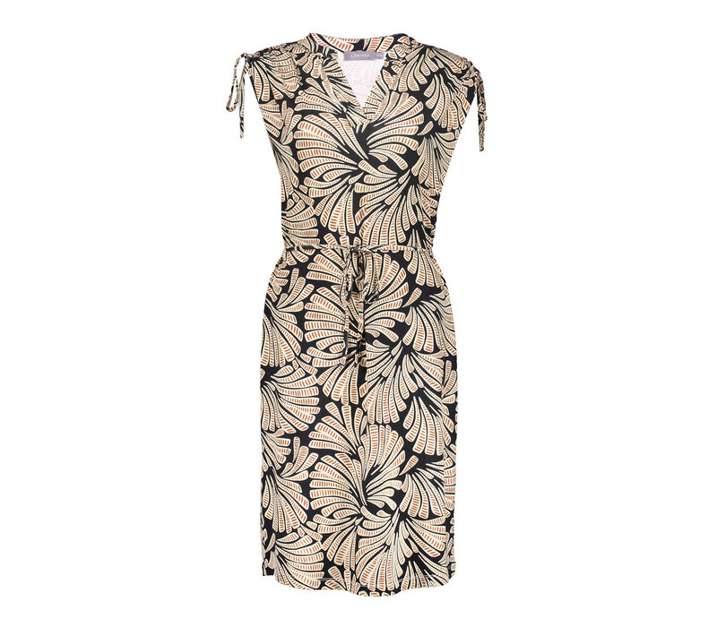 Geisha Dress Black Brown