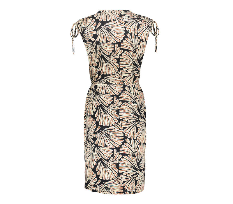 Geisha Dress Black Brown