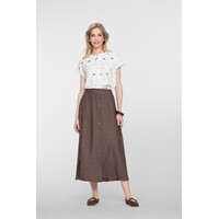 Geisha Skirt Long Solid Brown