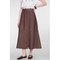 Geisha Skirt Long Solid Brown