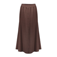 Geisha Skirt Long Solid Brown