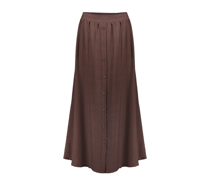Geisha Skirt Long Solid Brown