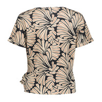 Geisha Blouse Black Brown