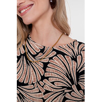 Geisha Blouse Black Brown