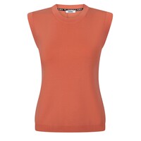 Zoso Sleeveless Sweater Coral