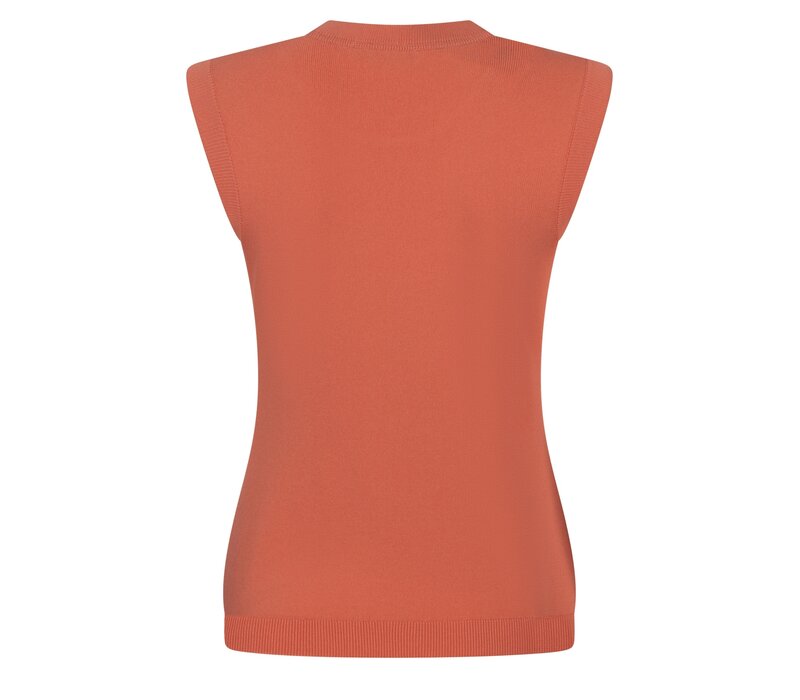 Zoso Sleeveless Sweater Coral