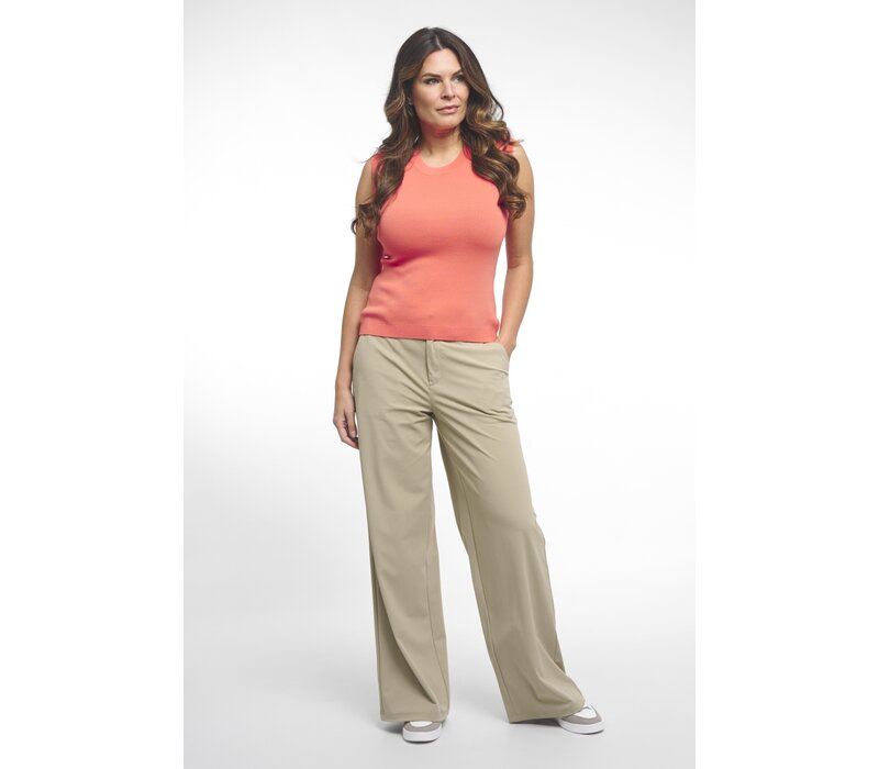 Zoso Sleeveless Sweater Coral