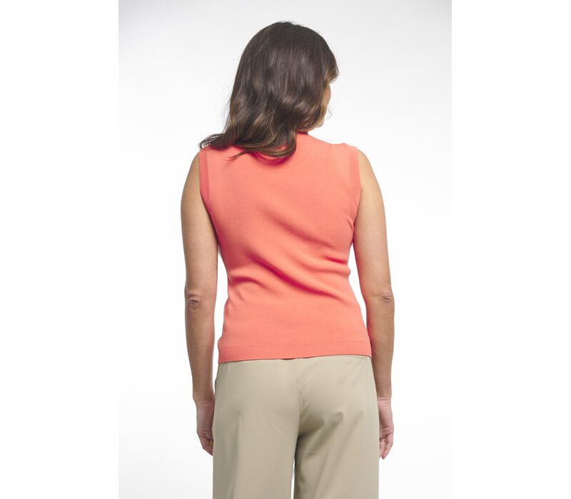 Zoso Sleeveless Sweater Coral