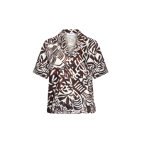 Helena Hart Blouse Fie Vinty Etnic Choco