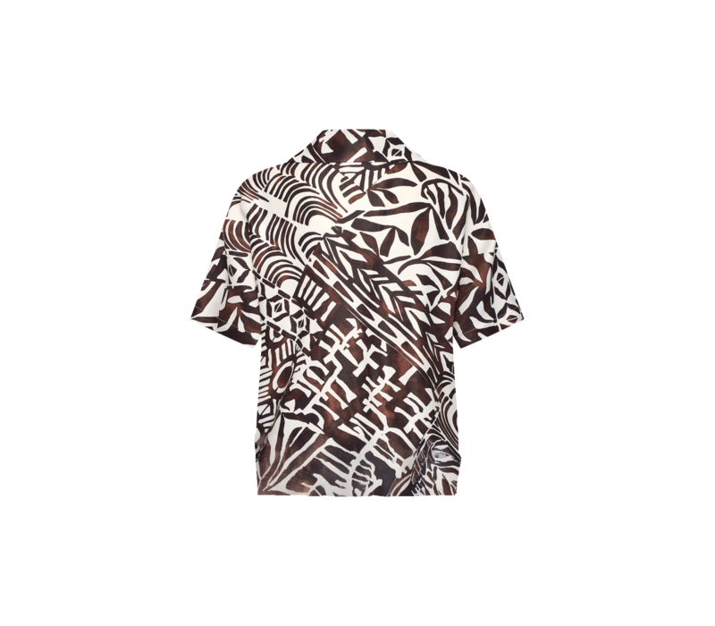 Helena Hart Blouse Fie Vinty Etnic Choco