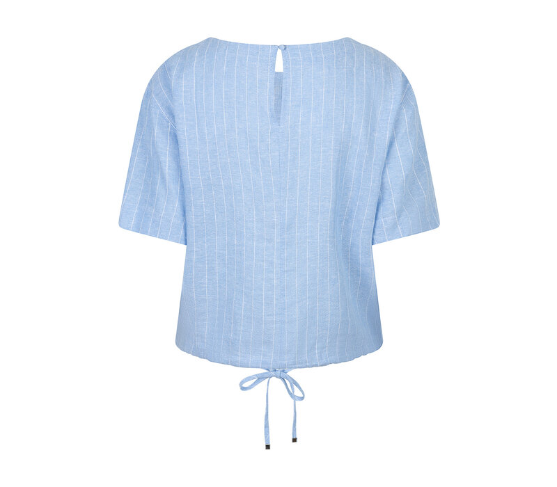 Red Button Skyler Linnen Viscose Pinstripe Light Blue