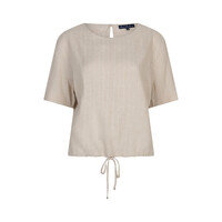 Red Button Skyler Linnen Viscose Pinstripe pebble