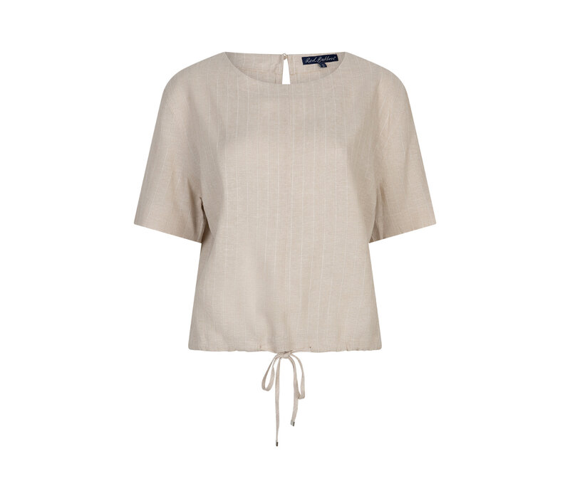 Red Button Skyler Linnen Viscose Pinstripe pebble