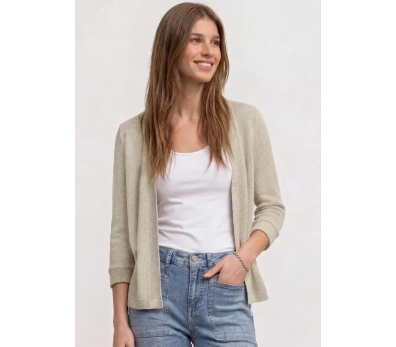 Street One Open Summer Knit Jacket Timeless Beige