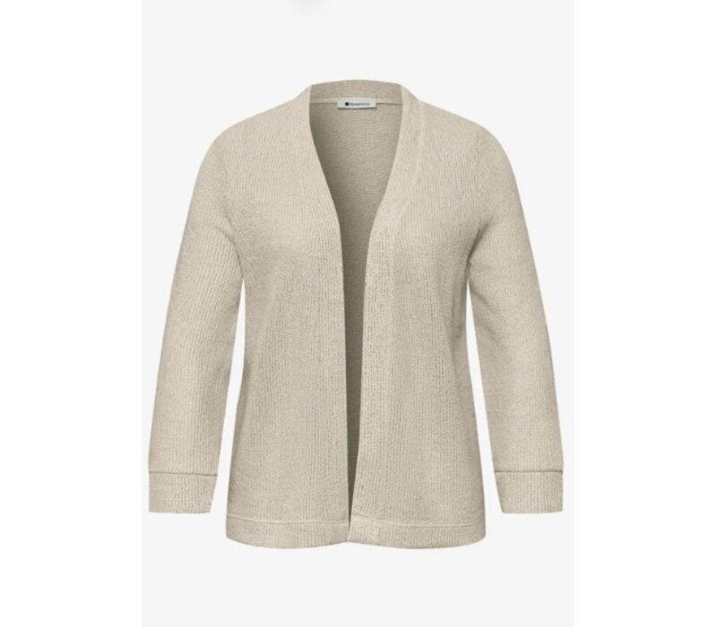 Street One Open Summer Knit Jacket Timeless Beige