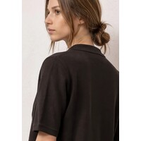 Street One Knit Look Short Jacket Espresso Brown