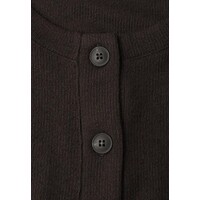 Street One Knit Look Short Jacket Espresso Brown
