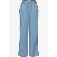 Street One Washed Wide Leg High Waist Light Blue Soft Wash