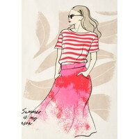 Street One Lady Partprint Shirt Off White