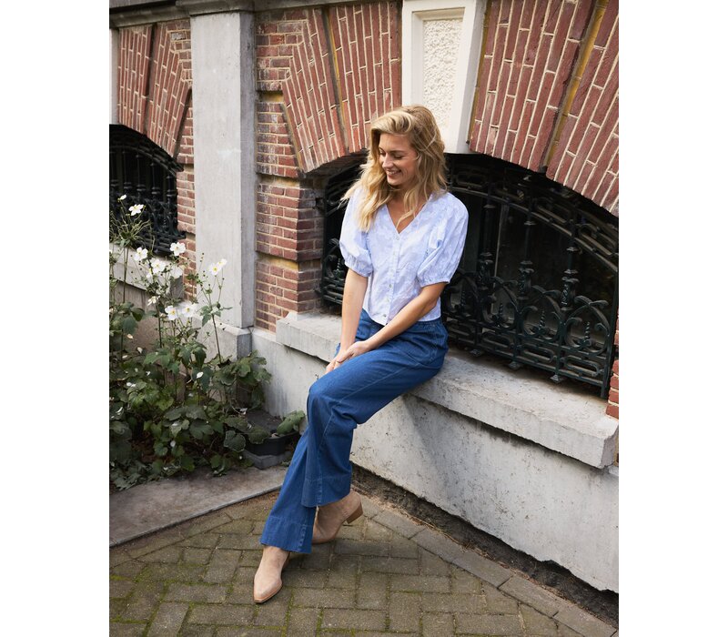 Red Button Claudette Palazzo Denim Lengte 33  Rinse