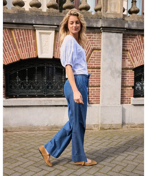 Red Button Red Button Claudette Palazzo Denim Lengte 33