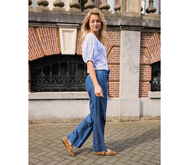Red Button Claudette Palazzo Denim Lengte 33  Rinse