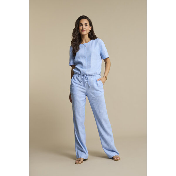 Red Button Claudette Linnen Viscose Pinstripe Lengte 33 
