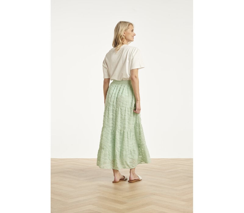 Smashed Lemon Blouse Off White Soft Green