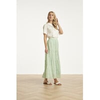 Smashed Lemon Blouse Off White Soft Green