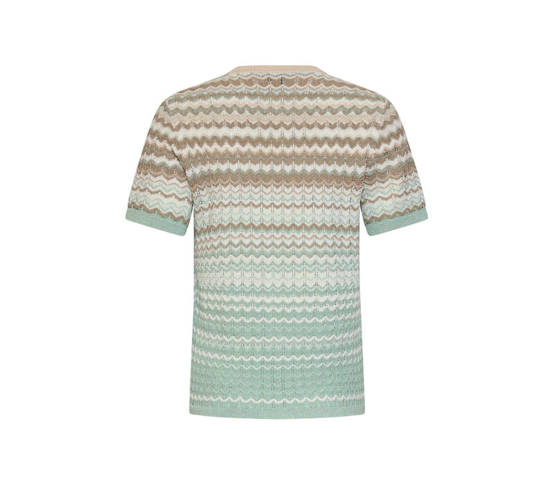 Smashed Lemon Knit Top Soft Green Multicolour
