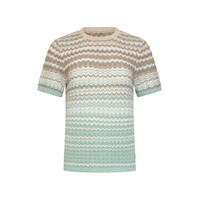 Smashed Lemon Knit Top Soft Green Multicolour